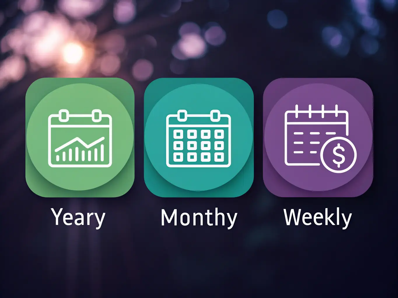An infographic illustrating different payment plan options with icons representing monthly payments and flat rates, showcasing the agency's flexible payment options.